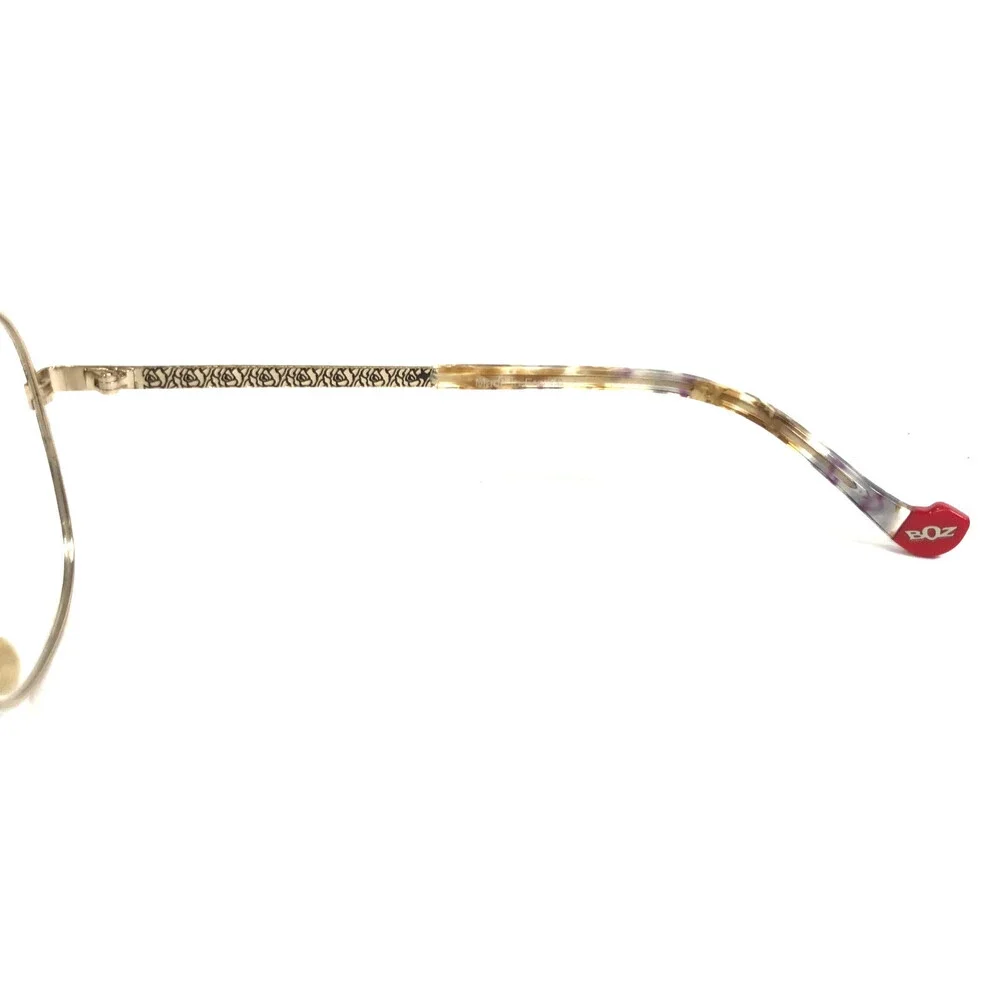 BOZ by JF Rey Eyeglasses Frames LYA 0050 Black Gold Tortoise Wire Rim 53-17-140